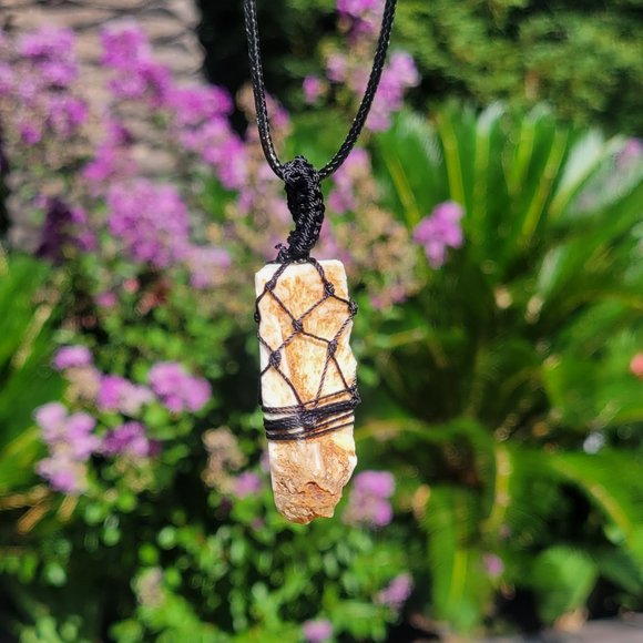 Carnelian Corded Pentant - Picture 2 of 2